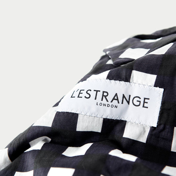 The Square Print, Black